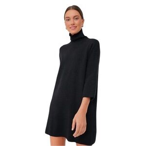 Pomander Place by Tuckernuck Vivian’s Black Noir Metallic Sweater Dress Small